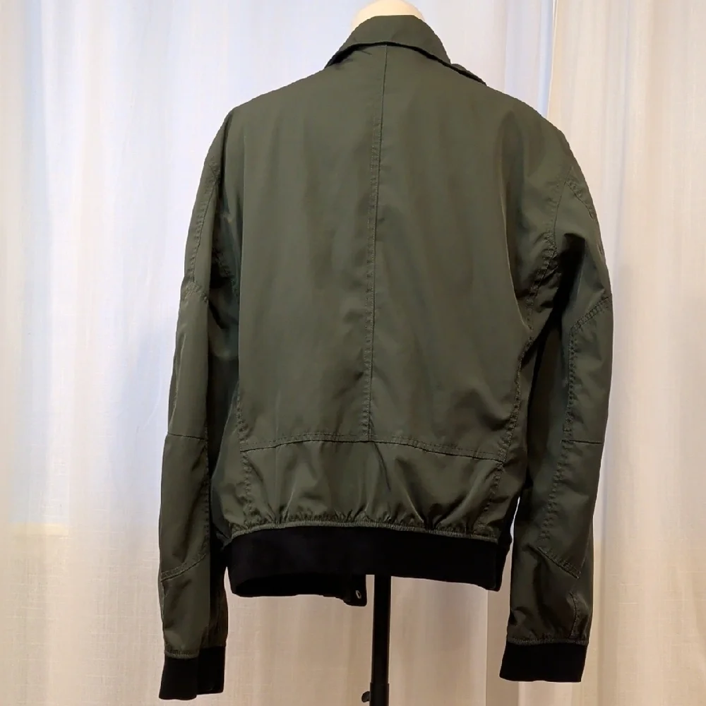 Men's Banana Republic x Schoeller Switzerland Olive Bomber Jacket